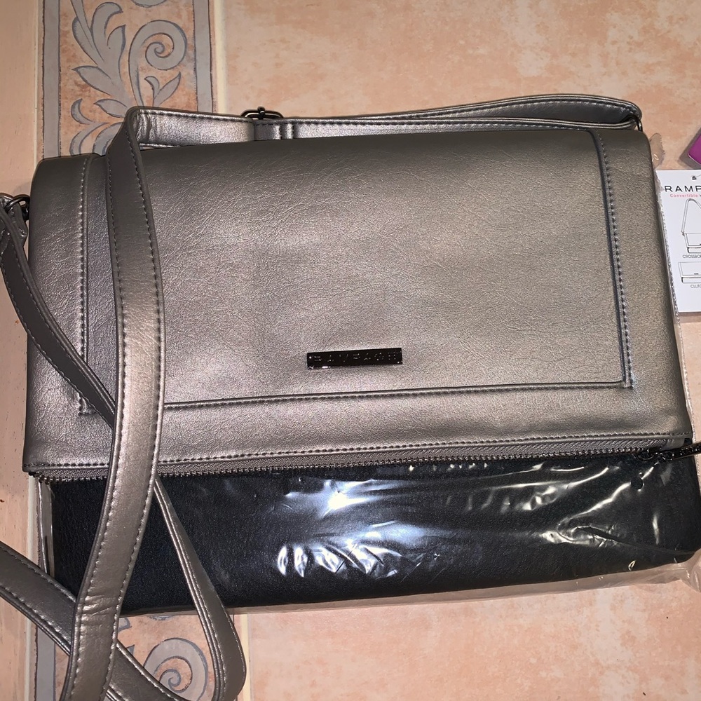 Rampage Clutch Foldover Convertible Cross Body